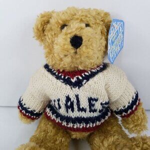 Salco Cuddles Up Teddy Bear 11" Plush Jointed Sweater Wales UK Original Hang Tag